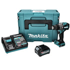 Makita HP 001 GD101 Akku Schlagbohrschrauber 40 V max. 140 Nm XGT Brushless + 1x Akku 2,5 Ah + Ladegerät + Makpac