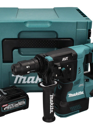 Makita HR 004 GM101 marteau combiné à batterie 40 V max. 2,8 J SDS plus XGT Brushless + 1x batterie 4,0 Ah + Makpac - sans chargeur