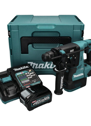 Makita HR 003 GM101 marteau combiné à batterie 40 V max. 2,8 J SDS plus brushless + 1x batterie 4,0 Ah + chargeur + Makpac