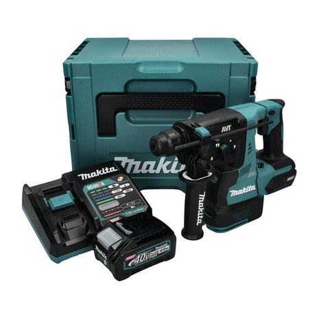 Makita HR 003 GM101 marteau combiné à batterie 40 V max. 2,8 J SDS plus brushless + 1x batterie 4,0 Ah + chargeur + Makpac