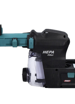 Makita HR 004 GZ01 Akku Kombihammer 40 V max. 2,8 J SDS plus XGT Brushless + DX 14 Staubabsaugung + Makpac - ohne Akku, ohne Ladegerät