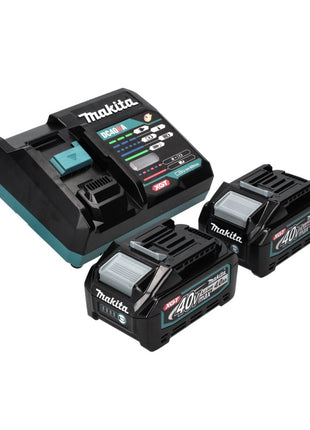 Makita TD 001 GM201 Akku Schlagschrauber 40 V 220 Nm 1/4" XGT Brushless + 2x Akku 4,0 Ah + Makpac + Ladegerät