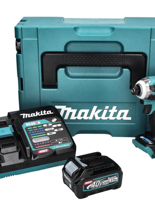 Makita TD 001 GD101 Akku Schlagschrauber 40 V 220 Nm 1/4" XGT Brushless + 1x Akku 2,5 Ah + Makpac + Ladegerät