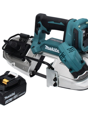 Makita DPB 183 F1 scie à ruban sans balais 18 V 66 mm + 1x batterie 3,0 Ah - sans chargeur