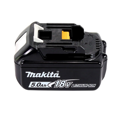 Makita DPB 183 T1 Akku Bandsäge 18 V 66 mm Brushless + 1x Akku 5,0 Ah - ohne Ladegerät