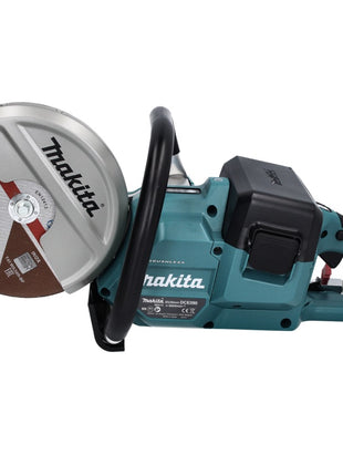 Makita DCE 090 PM2X1 Akku Trennschleifer 36 V ( 2x 18 V ) 230 mm Brushless + 2x Akku 4,0 Ah + Doppelladegerät