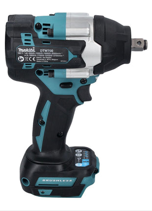 Makita DTW 700 RF1 Akku Schlagschrauber 18 V 700 Nm 1/2" XPT Brushless + 1x Akku 3,0 Ah + Ladegerät