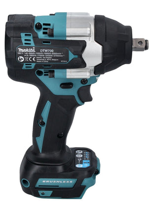 Makita DTW 700 RF clé à chocs sans fil 18 V 700 Nm 1/2" XPT Brushless + 2x batteries 3,0 Ah + chargeur