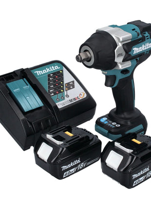 Makita DTW 700 RM Akku Schlagschrauber 18 V 700 Nm 1/2" XPT Brushless + 2x Akku 4,0 Ah + Ladegerät