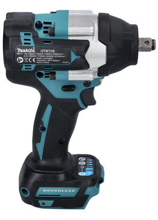 Makita DTW 700 RG Akku Schlagschrauber 18 V 700 Nm 1/2" XPT Brushless + 2x Akku 6,0 Ah + Ladegerät