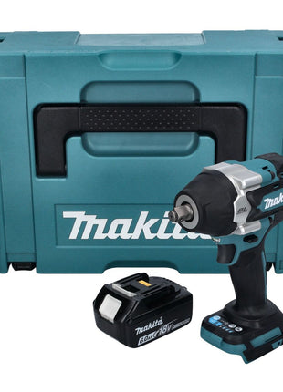 Makita DTW 700 G1J Akku Schlagschrauber 18 V 700 Nm 1/2" XPT Brushless + 1x Akku 6,0 Ah + Makpac - ohne Ladegerät