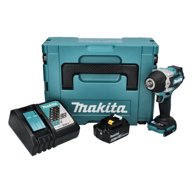 Makita DTW 700 RG1J Akku Schlagschrauber 18 V 700 Nm 1/2" XPT Brushless + 1x Akku 6,0 Ah + Ladegerät + Makpac