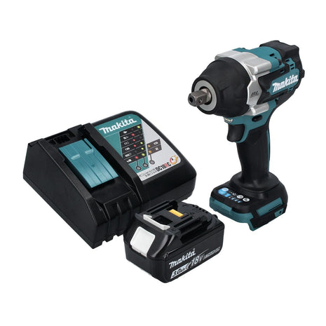 Makita DTW 701 RF1 Clé à choc sans fil 18 V 700 Nm 1/2'' XPT Brushless + 1x batterie 3,0 Ah + chargeur