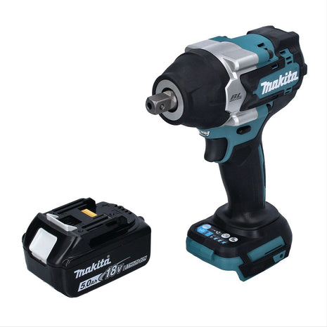 Avvitatore a impulsi a batteria Makita DTW 701 T1 18 V 700 Nm 1/2" XPT Brushless + 1x batteria ricaricabile 5,0 Ah - senza caricabatterie