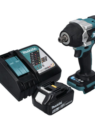 Makita DTW 701 RT1 Llave de impacto a batería 18 V 700 Nm 1/2" XPT Brushless + 1x batería 5,0 Ah + cargador