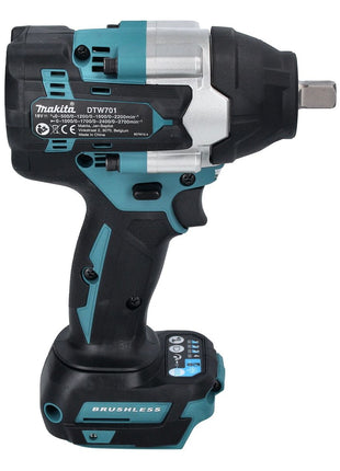 Makita DTW 701 RG Atornillador de impacto inalámbrico 18 V 700 Nm 1/2" XPT Brushless + 2x baterías 6,0 Ah + cargador