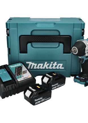 Makita DTW 701 RMJ Atornillador de impacto inalámbrico 18 V 700 Nm 1/2" XPT Brushless + 2x batería 4,0 Ah + cargador + Makpac