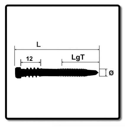 SPAX Terrassenschraube Alu 5,0 x 51 mm 500 Stk. Edelstahl A2 ( 5x 0557000500513 ) Fixiergewinde Zylinderkopf Torx T-STAR Plus T25 Bohrspitze