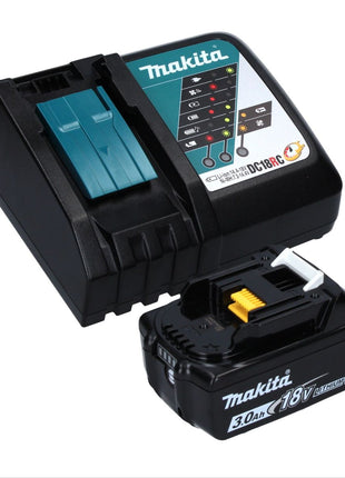 Makita DPO 600 RF1 polisseuse excentrique sur batterie 18 V 150 mm XPT Brushless + 1x batterie 3,0 Ah + chargeur