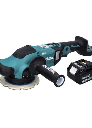 Pulidora excéntrica a batería Makita DPO 600 T1 18 V 150 mm XPT Brushless + 1x batería 5,0 Ah - sin cargador