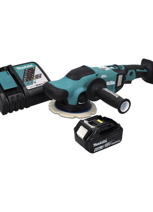 Makita DPO 600 RG1 polisseuse excentrique sur batterie 18 V 150 mm XPT brushless + 1x batterie 6,0 Ah + chargeur