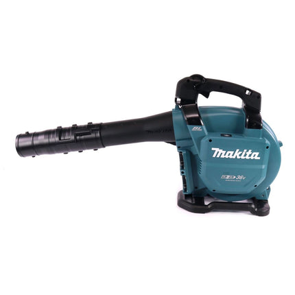 Makita DUB 363 PG2V Akku Gebläse / Laubsauger 36 V ( 2x 18 V ) Brushless + Absaug Set + 2x Akku 6,0 Ah + Doppelladegerät