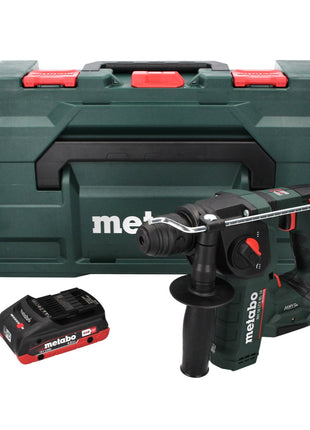 Metabo BH 18 LTX BL 16 Akku Bohrhammer 18 V 1.3 J SDS-plus Brushless + 1x Akku 4,0 Ah + MetaBOX - ohne Ladegerät