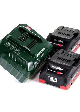 Metabo BH 18 LTX BL 16 Akku Bohrhammer 18 V 1.3 J SDS-plus Brushless ( 600324800 ) + 2x Akku 4,0 Ah + Ladegerät + MetaBOX