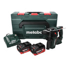 Taladro percutor a batería Metabo BH 18 LTX BL 16 18 V 1,3 J SDS-plus sin escobillas + 2x batería 5,5 Ah + cargador + MetaBOX