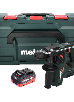 Taladro percutor de batería Metabo BH 18 LTX BL 16 18 V 1,3 J SDS-plus sin escobillas + 1x batería 8,0 Ah + MetaBOX - sin cargador