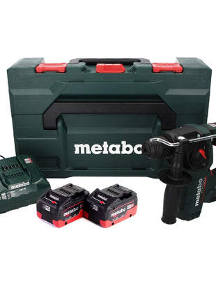 Metabo BH 18 LTX BL 16 taladro percutor a batería 18 V 1,3 J SDS-plus sin escobillas + 2x batería 8,0 Ah + cargador + MetaBOX