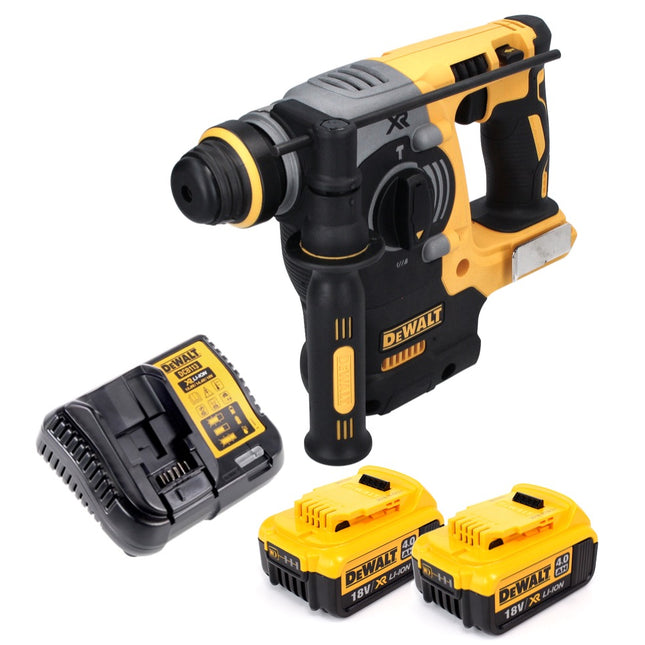 DeWalt DCH 273 M2 Akku Kombihammer 18 V 2,1 J SDS Plus Brushless + 2x Akku 4,0 Ah + Ladegerät