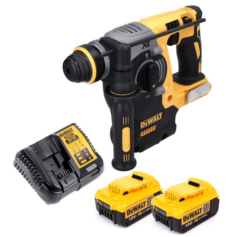 Martillo combinado a batería DeWalt DCH 273 M2 18 V 2,1 J SDS Plus Brushless + 2x baterías 4,0 Ah + cargador