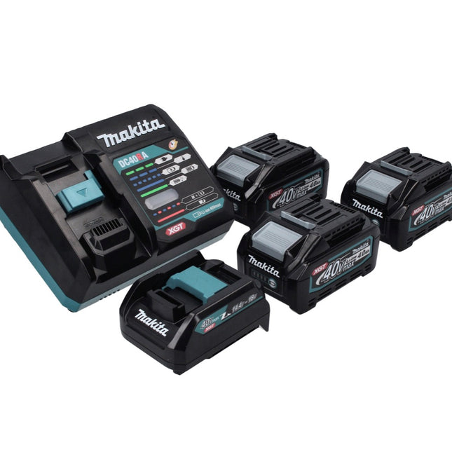 Makita Power Source Kit 40 V max. mit 3x BL 4040 Akku 4,0 Ah XGT + DC 40 RA Schnell Ladegerät XGT LXT + ADP10 Ladeadapter