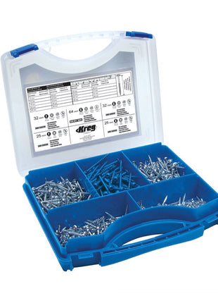 KREG Jig K5MS-EUR-SYS Master System Set Tischler Komplettset + Bohrschablone K5 + Sockel + Klemmzange + 675 tlg. Schrauben Set + Systainer