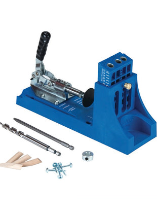 KREG Jig K4 Master-System ( K4MS ) Verbindungssystem Holz mit Taschenbohrung + 675 tlg. Schrauben Set