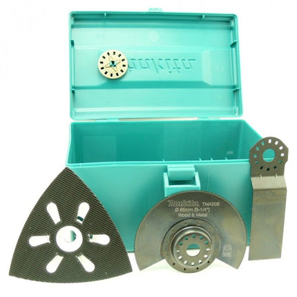 Makita BTM 50 18 V Li-ion Akku Multifunktion Werkzeug + Makita Koffer inkl. 8 teiliger Werkzeugset - Toolbrothers