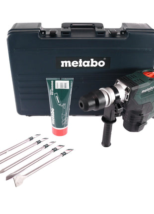 Jeu de marteaux combinés Metabo KH 5-40 1100 W 7,1 J SDS Max (691057000) + jeu de burins 5 pièces + coffret