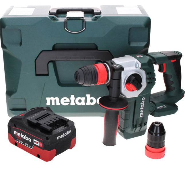Metabo KHA 18 LTX BL 24 Quick Akku Kombihammer 18 V 2,2 J SDS-plus Brushless ( 600211840 ) + 1x Akku 10,0 Ah + MetaLoc - ohne Ladegerät