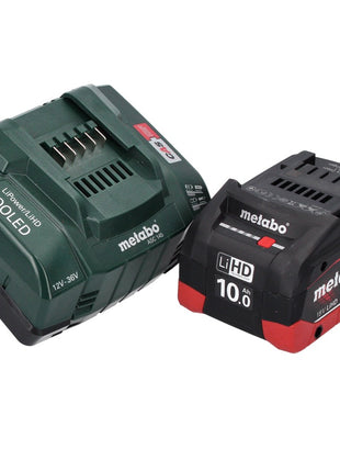 Metabo KHA 18 LTX BL 24 Quick Akku Kombihammer 18 V 2,2 J SDS-plus Brushless ( 600211840 ) + 1x Akku 10,0 Ah + Ladegerät + MetaLoc - Toolbrothers