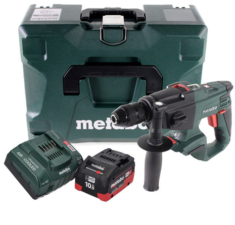 Metabo SBE 18 LTX Akku Schlagbohrmaschine 18 V 24 Nm ( 600845840 ) + 1x 10,0 Ah Akku + Ladegerät + MetaLoc