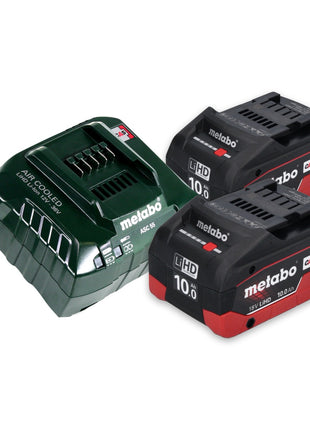 Compresseur à batterie Metabo Power 160-5 18 LTX BL OF 18 V 8,0 bar sans balais + 2x batterie 10,0 Ah + chargeur