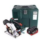 Metabo MKS 18 LTX 58 scie circulaire à métaux sur batterie 18 V 165 mm + 1x batterie 10,0 Ah + MetaLoc - sans chargeur