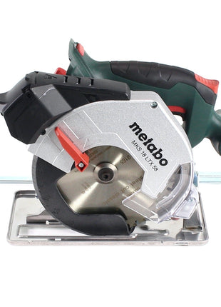 Metabo MKS 18 LTX 58 scie circulaire à métaux sur batterie 18 V 165 mm + 1x batterie 10,0 Ah + MetaLoc - sans chargeur