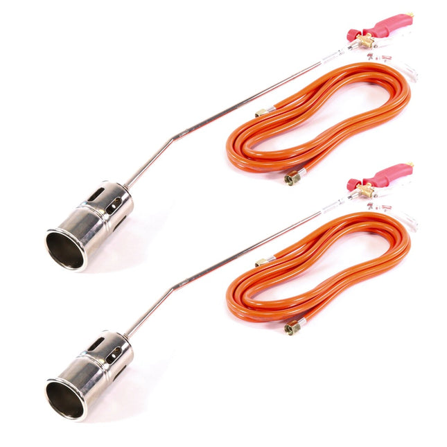 Rothenberger Industrial ROMAXI Premium Set 2x Anwärmbrenner + Schlauch 1060 °C ( 2x 030954E ) Hochleistungsbrenner