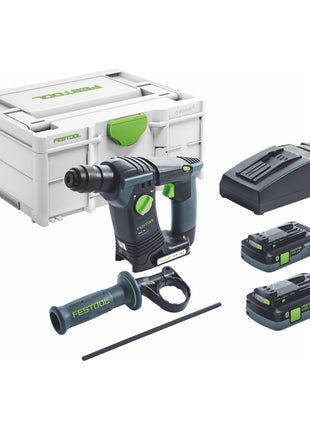 Festool BHC 18 HPC 4,0 I-Plus Akku Bohrhammer 18 V 25 Nm 1,8 J SDS Plus Brushless ( 576513 ) + 2x Akku 4,0 Ah + Ladegerät + Systainer ( Nachfolger von 575697 ) - Toolbrothers