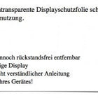 Bilora Universal Display Schutzfolie für Digitalkamera & Smartphone Handy