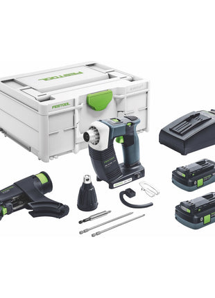 Festool DURADRIVE DWC 18-4500 HPC 4,0 I-Plus Akku Bauschrauber 18 V 14 Nm Brushless ( 576502 ) + 2x Akku 4,0 Ah + Ladegerät + Systainer ( Nachfolger von 574745 ) - Toolbrothers