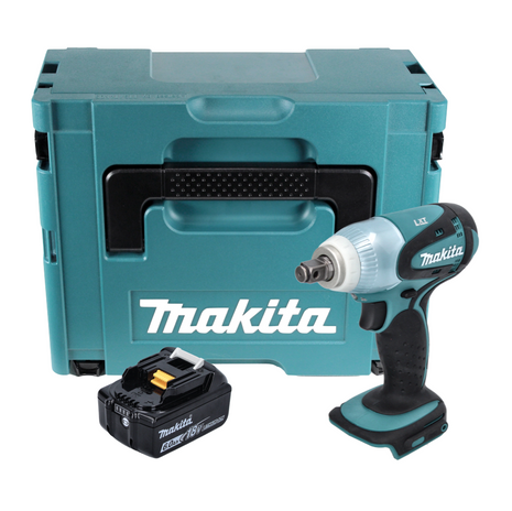 Makita DTW 251 G1J llave de impacto a batería 18 V 230 Nm 1/2" + 1x batería 6,0 Ah + Makpac - sin cargador