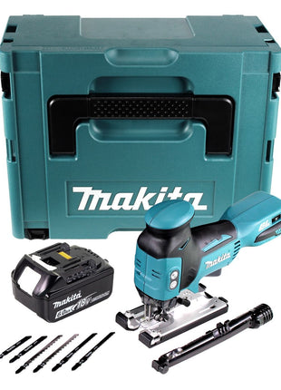 Makita DJV 181 G1J Akku Pendelhub Stichsäge 18 V Brushless + 1x Akku 6,0 Ah + Makpac - ohne Ladegerät